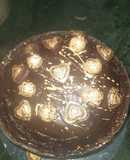 Eggless brownie cake