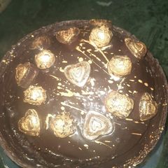 A picture of Eggless brownie cake.