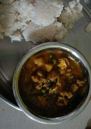 A picture of Aloo gobhi.