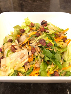 A picture of Healthy Lettuce Salad with Homemade Dressing.