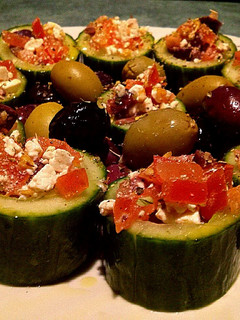 A picture of Cucumber cups.
