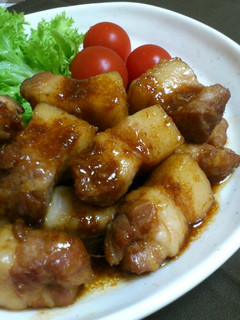 A picture of Filling Ginger Fried Pork Belly.