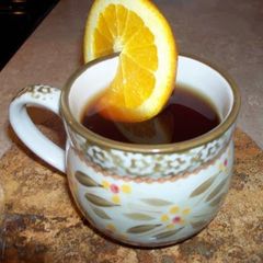 A picture of Slow cooker hot spiced apple cider.