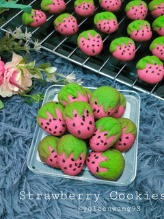 Foto resep Strowberry Cookies