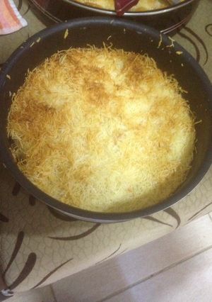 صورة لوصفة كنافة ع طريقتي شهية مالها مثيل😘😘