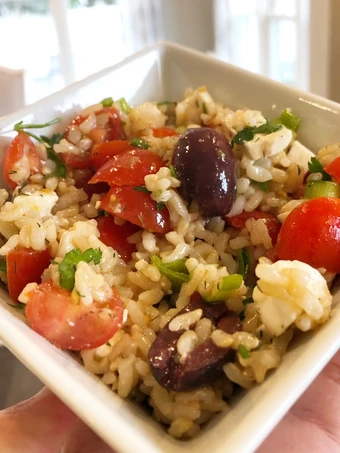 Easy Way Prepare Recipe Greek Rice Salad that is Awesome, Delicious}