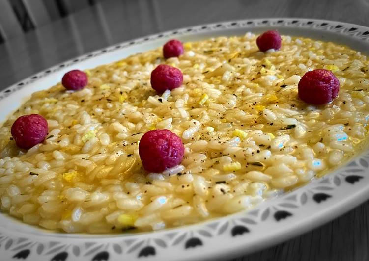 Recetta Di Perfect Risotto Al Limone Zenzero Rosmarino E Tartare Di Fassona Torte Ricette