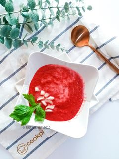 Gambar Sup sayur ubi beet