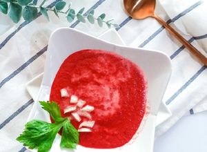 Gambar Sup sayur ubi beet