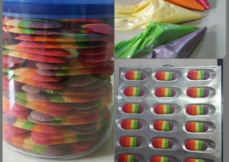  Resep  Lidah  kucing  rainbow oleh Yulia Rusli Cookpad