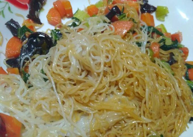 Resep Sohun Goreng Sayuran (Vegan) Anti Gagal