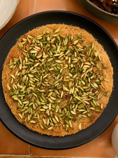 A picture of Knafeh.
