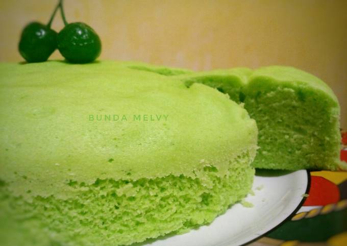  Resep Bolu Pandan Kukus 2 Telur  oleh Bunda Melvy Sofia 