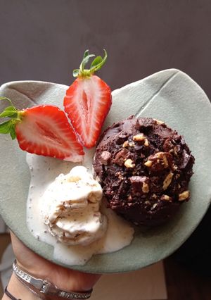 Una foto de Galletas New York style de chocolate saludables