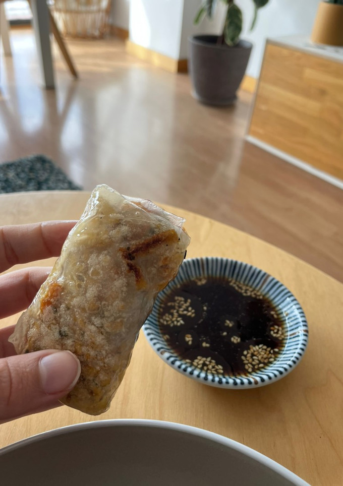 Una foto de Dumplings (saquets) de tofu