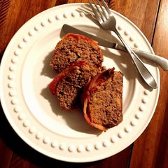 A picture of Wagyu Beef and Bacon Meatloaf.