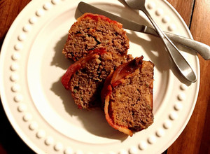A picture of Wagyu Beef and Bacon Meatloaf.