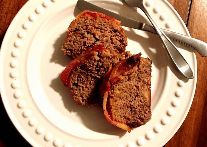 Steps to Make Homemade Wagyu Beef and Bacon Meatloaf