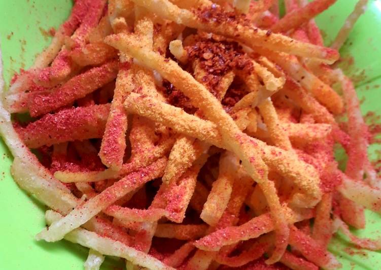 Bumbu Ketang Kriuk Tabur Bumbu Chiki+Balado | Cara Membuat Ketang Kriuk Tabur Bumbu Chiki+Balado Yang Enak Dan Lezat