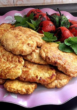 عکسی از دستور کتلت مرغ