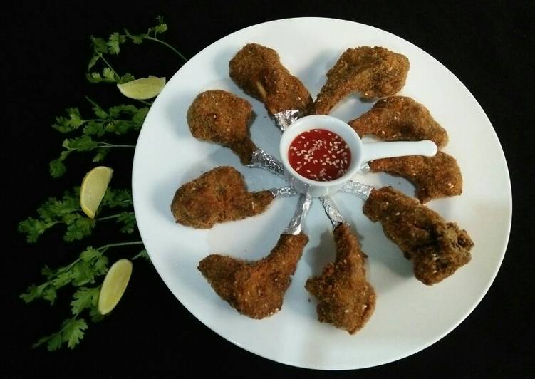 Recipe of Delicious Crumbed Mutton Chops😋