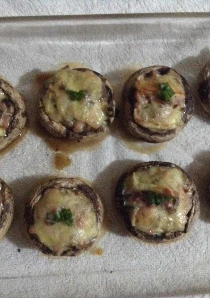 Una foto de Hongos Rellenos