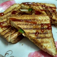 A picture of Paneer sandwich.