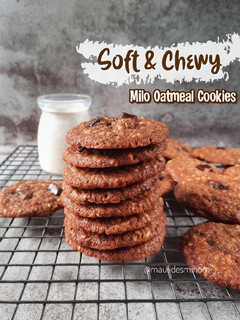 Foto resep MILO OATMEAL COOKIES (SOFT & CHEWY)