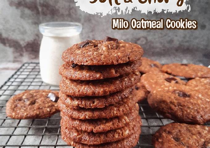 Cara Gampang Membuat MILO OATMEAL COOKIES (SOFT &amp; CHEWY) yang Sempurna