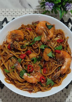 Gambar Mee Lidi Goreng Kicap Pedas