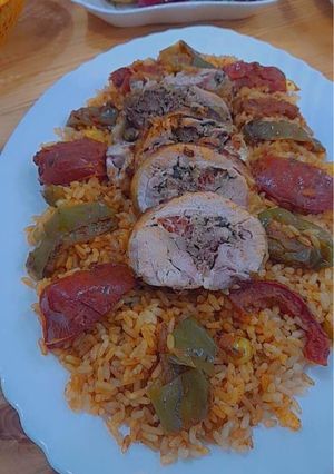 صورة لوصفة دجاج فرصي بالروز