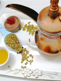 صورة لوصفة القهوه العربيه بالزعفران الطبيعي ☕