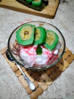 Foto resep Es Pisang Ijo
