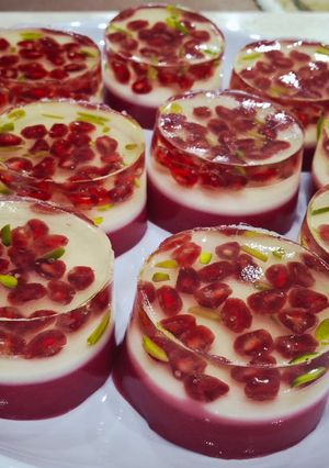 عکسی از دستور ژله تک نفره یلدایی