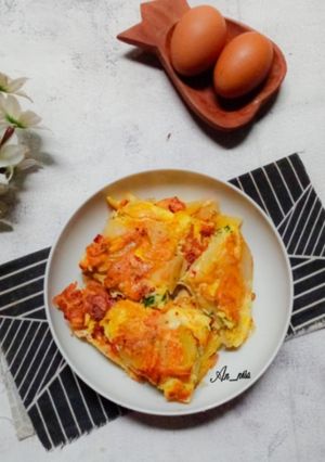 Foto resep Spanish Potato Omelette