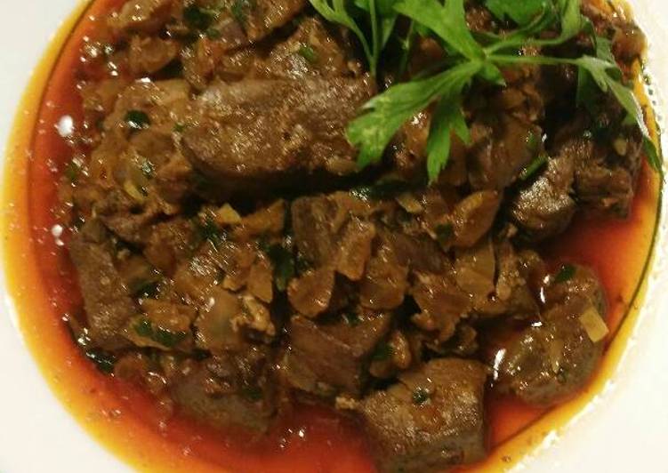 كبد الغنم المشرمل على الطريقة المغربية😋