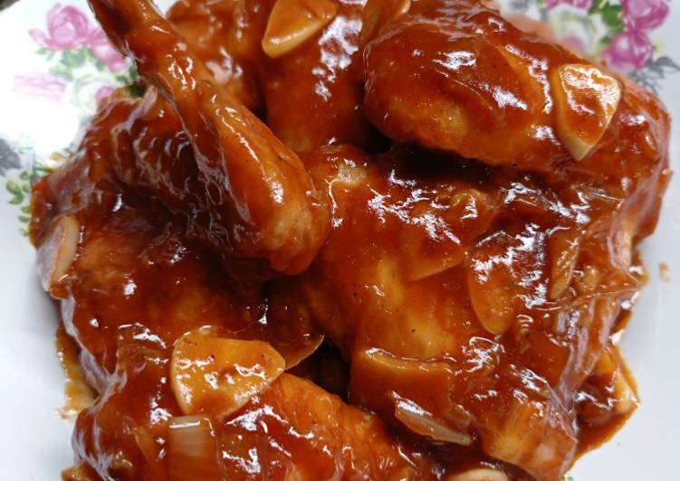 Resep Ayam Karage Saus BBQ Anti Gagal