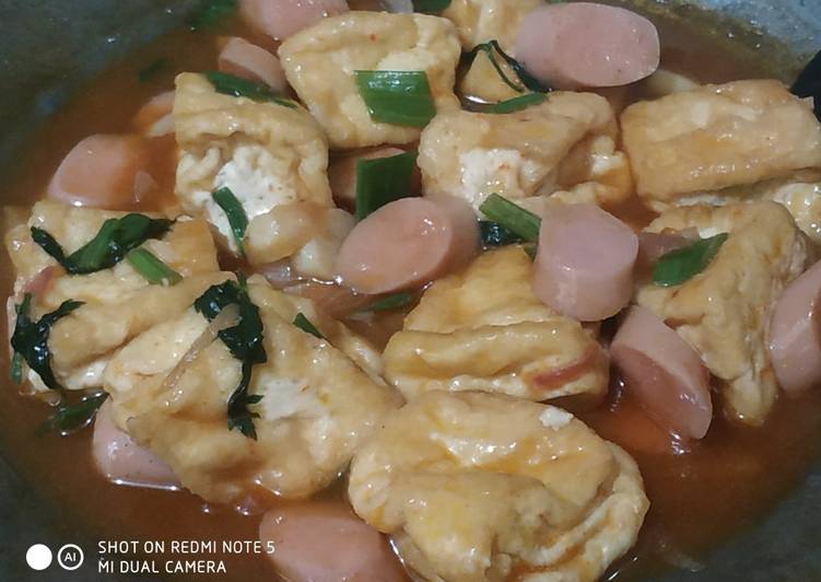 Tahu sosis pedas manis gurih simple