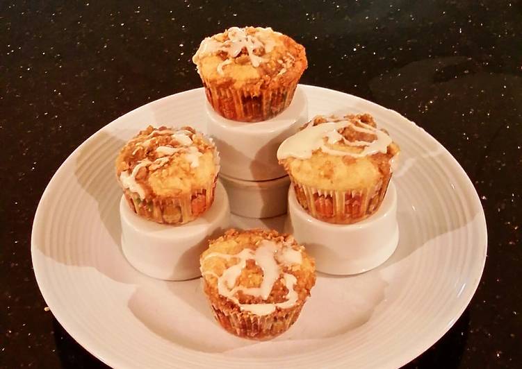 Recipe of Speedy Apple Strusel Coffee Cake Muffins