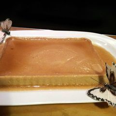 A picture of AMIEs MOCHA LECHE Flan.