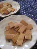 Non-Oil Ginger Rice Crackers made with Rice Flour