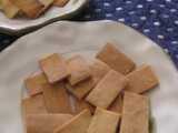 ginger rice crackers