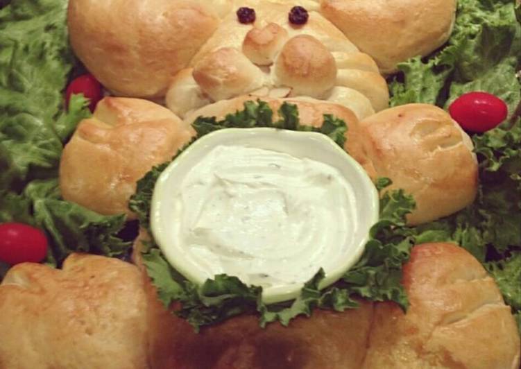 Steps to Prepare Homemade Easter Bunny Bread Bowl