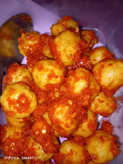 Foto resep Pentol pedas