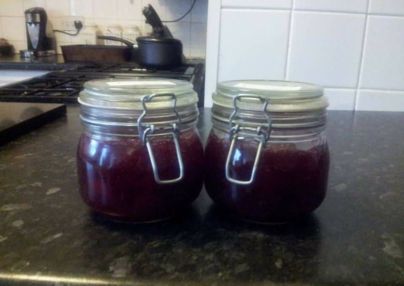 Raspberry and Apple Jam