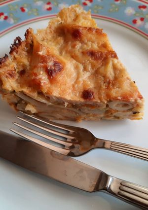 Glutén-, tej- és tojásmentes rakott cukkini recept fotója