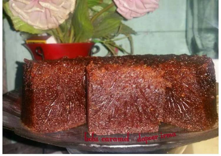 komposisi mengolah Bolu caramel/sarang semut yang puas