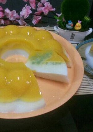 Foto resep Pudding labu cendol
