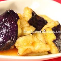 A picture of Eggplant in Nanban Sauce.