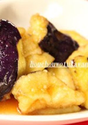 A picture of Eggplant in Nanban Sauce.